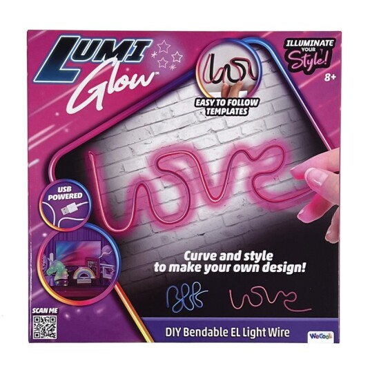 Lumi Glow Neon Skilt m/ USB-ledning Bøyelig EL-Lys Ledning