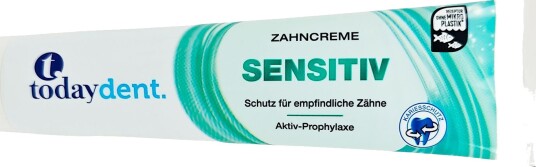 Today Dent Sensitive Tannkrem 125 ml.