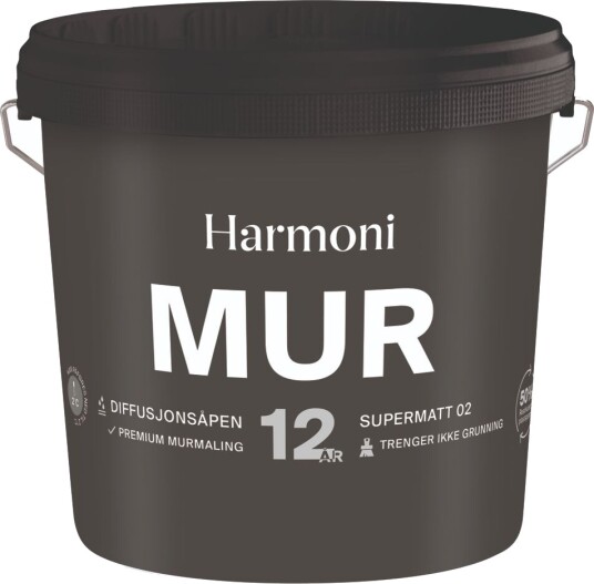 Harmoni Murmaling Hvit Base 2.7l