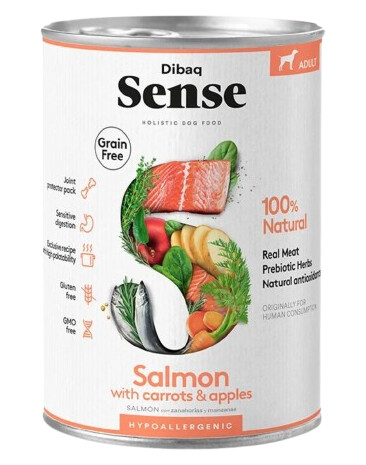 Sense Grain Free Salmon 380 Gr Hund Hundefôr & Hundemat Tørrfôr For Hund Dibaq