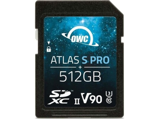 Owc Atlas S Pro Sdxc Uhs-Ii V90 Media Card 512Gb