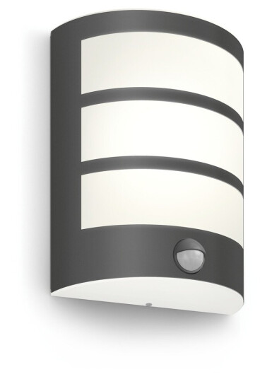 PHILIPS PYHTON IR LED VEGGLAMPE 6W 4000K, ANTRASITT