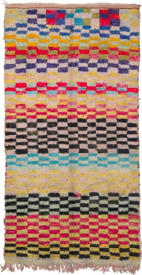 Marokkansk Boucherouite teppe 320 x 160 cm Størrelse: 320 x 160 cm Marokkansk Boucherouite teppe 320 x 160 cm Størrelse: 320 x 160 cm