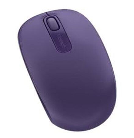 Microsoft Wireless Mobile Mouse 1850 - Purple - Mus - Optisk - 3 knapper - Lilla
