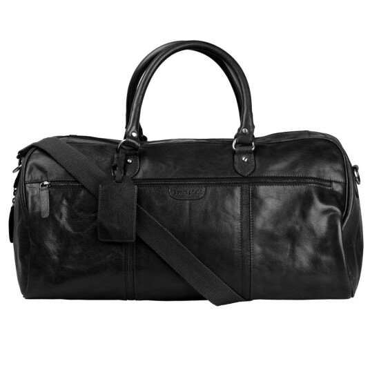 Springfield stor weekendbag i skinn Svart Springfield stor weekendbag i skinn Svart