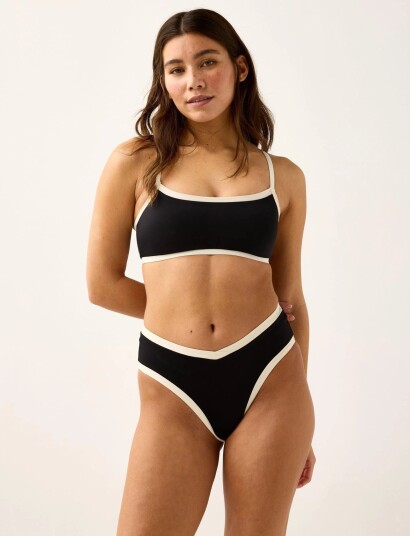 Lindex Bikini Bottom   Black   M
