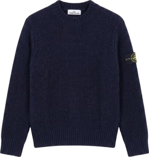 Stone Island Herre Strikkevarer Blå XL,