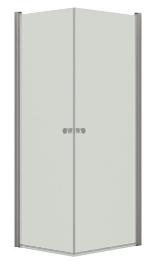 Dansani Match A+A Dusjhjørne Rett Sateng / 70x80cm Klart Glass