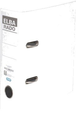 Elba Lever Arch File Rado Plast 75 Mm For A5 Portrait Pvc White A5 Pvc Hvit 500 Ark 75 Mm 230 Mm
