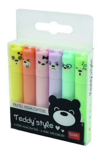 Markeringstusjer Pastell teddy style Markeringstusjer Pastell teddy style