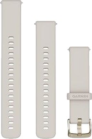 Garmin Acc, Venu 3S, 18mm Band, Ivory + Soft Gold, WW/Asia Garmin Acc, Venu 3S, 18mm Band, Ivory + Soft Gold, WW/Asia