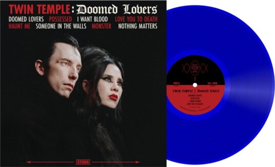 Twin Temple Doomed Lovers Limited Edition Vinyl Crying Translucent Blue