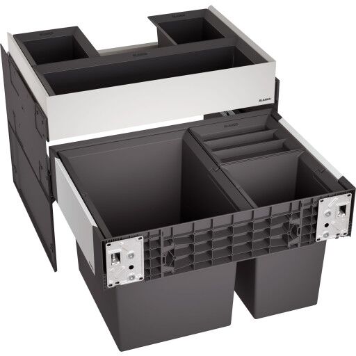 Blanco Select II XL 60/3 kildesorteringssystem 46 liter sort