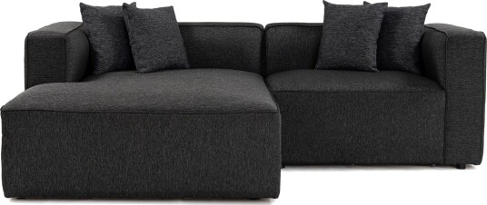 Abbas 4 seters Sofa med Divan Antrasitt Abbas 4 seters Sofa med Divan Antrasitt