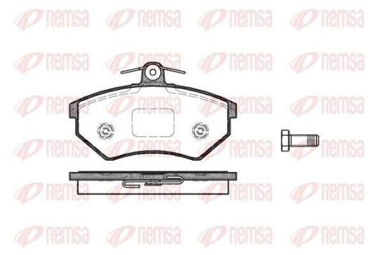 Bremseklosser REMSA 0134.50