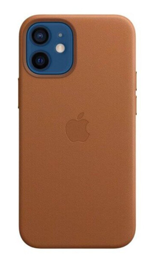 Apple iPhone 12 mini Leather Case with MagSafe - Saddle Brown