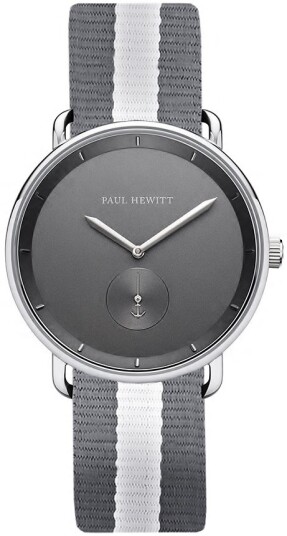 Paul Hewitt Herreklokke PH004545 Breakwater Grå/Gummi Ø42 mm