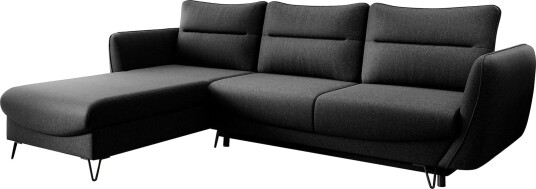 Lence Sovesofa m. Divan Oppbevaring Svart