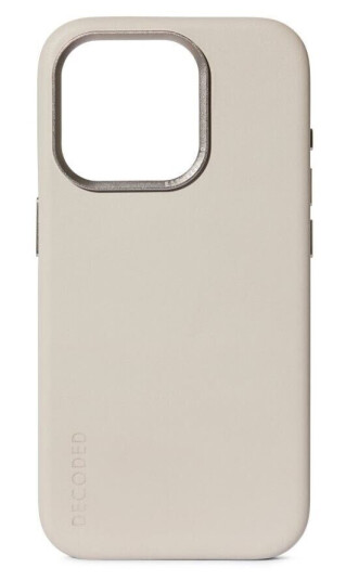 Decoded Iphone 15 Plus Deksel Leather Backcover Clay