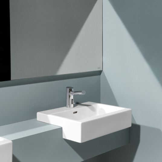 LAUFEN LIVING CITY SERVANT 50X46 CM GLATT UNDERSIDE HVIT