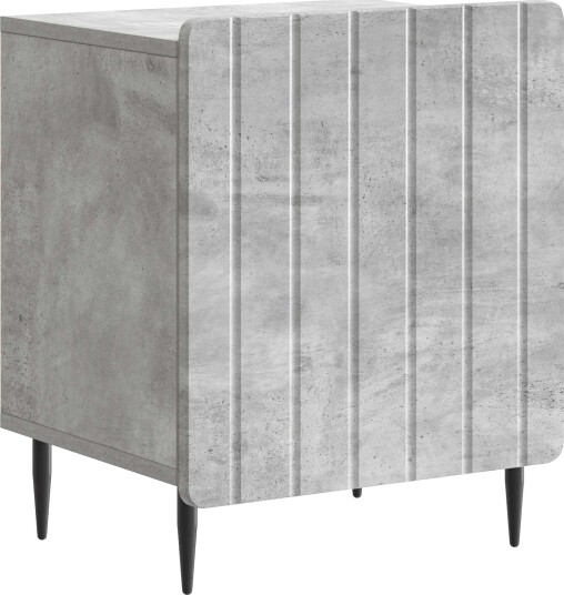  Nattbordskap Betonggrå 43 x 34,5 x 52 cm Konstruert tre
