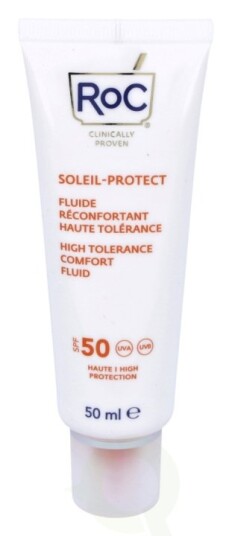 ROC Soleil-Protect High Tolerance Solkrem SPF50+ 50 ml for Sensitiv Hud ROC Soleil-Protect High Tolerance Solkrem SPF50+ 50 ml for Sensitiv Hud