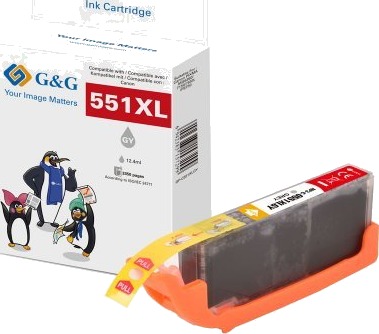G&G Canon CLI 551Y XL gul blekkpatron
