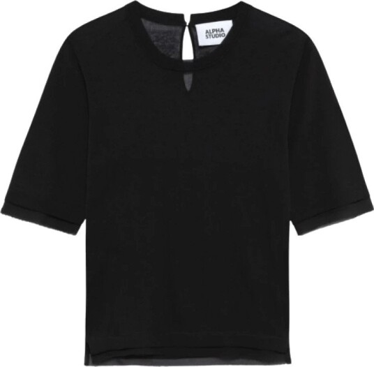 Alpha Studio Dame Topper Svart L,