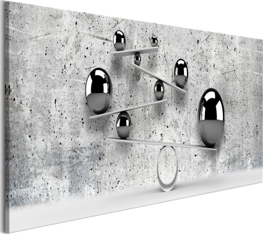Bilde Balls And Concrete 1 Part Narrow 150x50 Artgeist sp. z o. o.