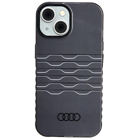 Deksel Audi Iml Magsafe Deksel Iphone 15 / 14 / 13 6.1" Vann/Vann Hardcase Au-Imlmip15-A6/D3-Bk