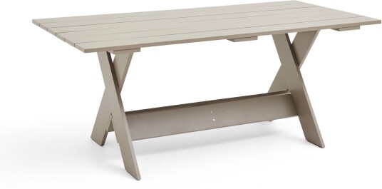 Hay - Crate Dining Table L180 - London Fog - Utendørs Spisebord - Gerrit Rietveld - Grå - Tre
