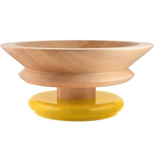 Alessi  Centre bolle 30cm natur/gul
