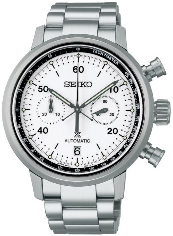 Seiko Herreklokke SRQ035J1 Prospex Hvit/Stål Ø42.5 mm