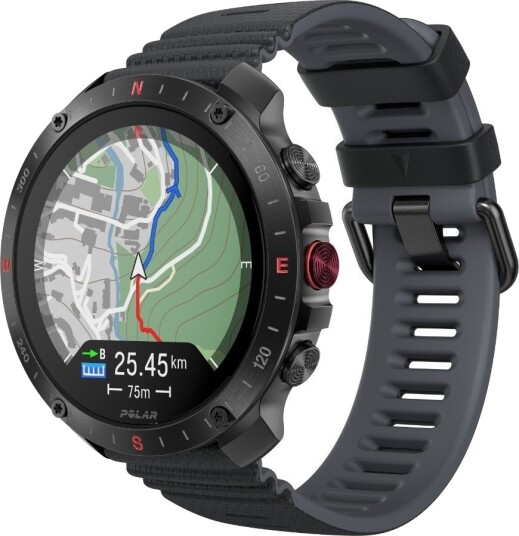 POLAR GRIT X2 PRO PREMIUM UTENDØRS SPORTSKLOKKE, SVART/SVART S-L