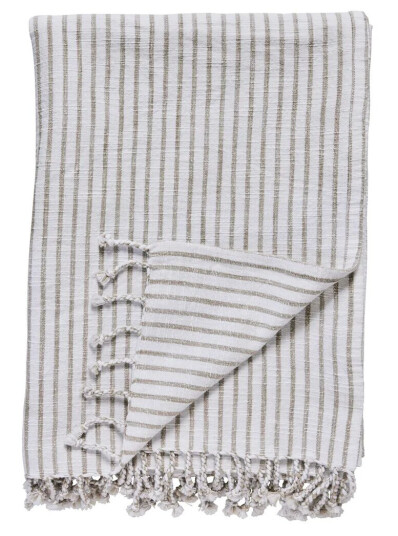 Lene Bjerre Olivia pledd 130x170 cm Off White-Linen