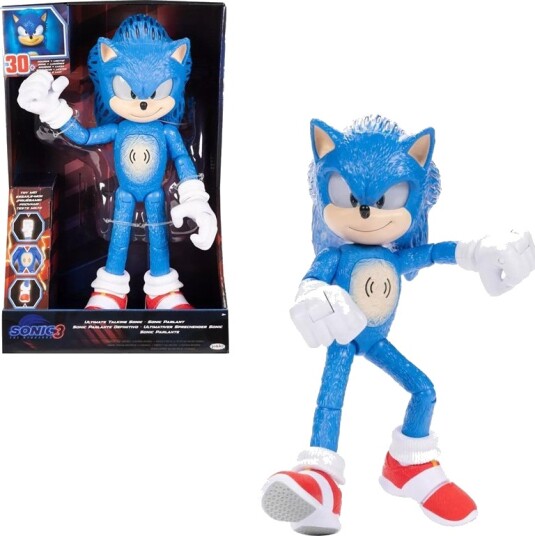 Sonic the Hedgehog 3 Interaktiv Snakkende Figur 35 cm Blå Sonic the Hedgehog 3 Interaktiv Snakkende Figur 35 cm Blå