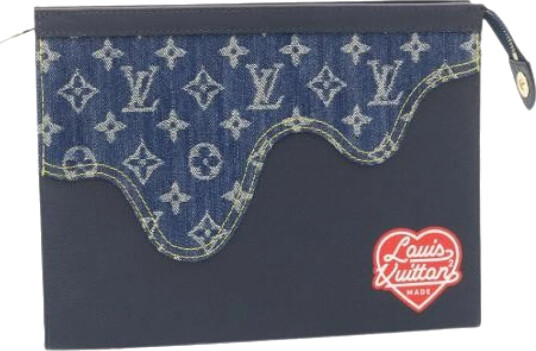 Louis Vuitton Vintage Dame Blå Louis Vuitton Vintage Dame Blå