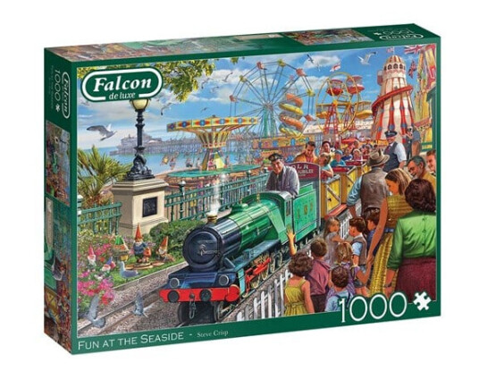 Jumbo Falcon Jigsaw Puzzle Fun at the Seaside 1000pcs. Gulv Jumbo Falcon Jigsaw Puzzle Fun at the Seaside 1000pcs. Gulv