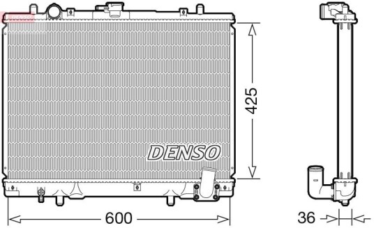 Radiator DENSO DRM45049