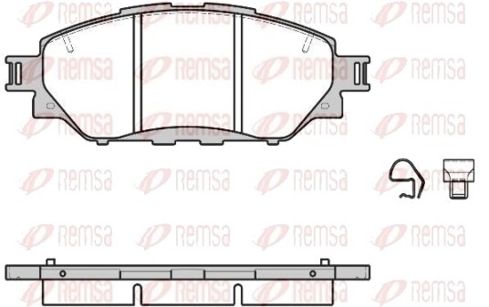 REMSA 1671.04 Bremseklosser