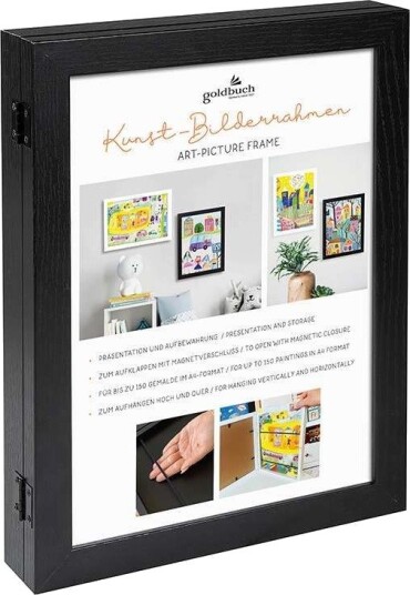 Goldbuch Kunstbilde / Ramme i Tre DIN A4 Magnetisk Lukk