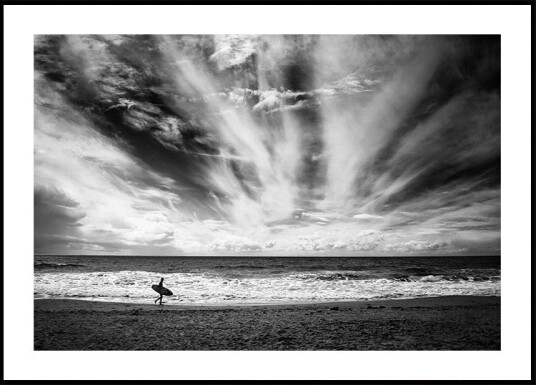 The loneliness of a surfer Plakat / 21x30cm