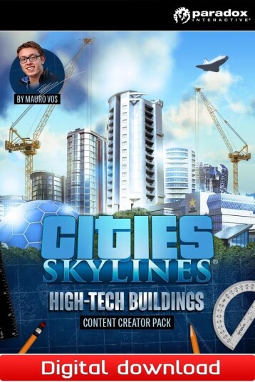 Cities Skylines - Content Creator Pack High-Tech Buildings 