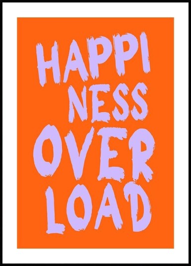 Happiness Poster Plakat / 21x30cm
