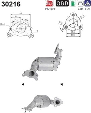 Katalysator AS 30216