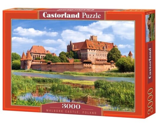 Castorland Malbork Castle, Poland 3000 Pcs, 3000 Stykker, Landskap, 9 År