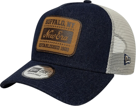 New Era Ne Patch Denim Trucker Newera Navy ONE SIZE New Era Ne Patch Denim Trucker Newera Navy ONE SIZE
