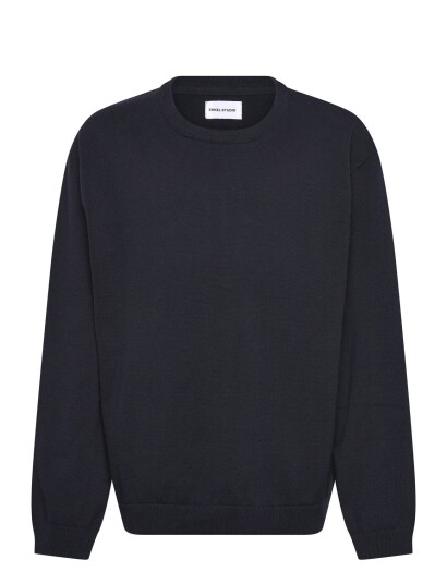 Enkel Studio O Neck Knit   Navy   152