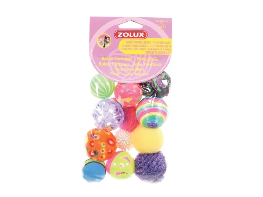 Zolux Set Of 12 Balls Katteleke Baller