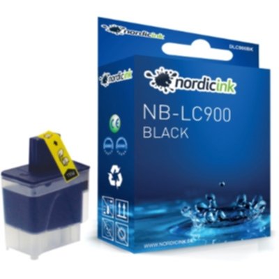 Nordicink svart Blekkpatron 25,6ml DLC900BK